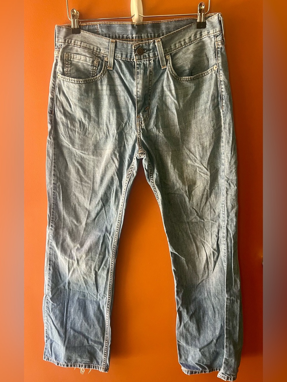 Levi's 527 Men's Light Wash Blue Jeans